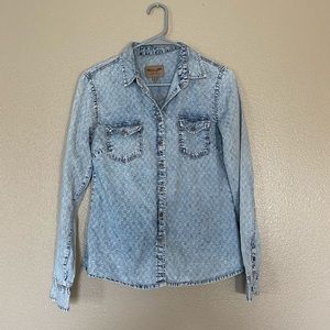 h&g denim shirt